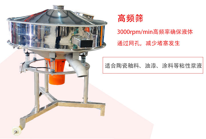 該產(chǎn)品是針對漿液過濾設計的一種高頻篩分機。