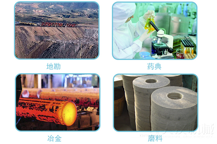 適用行業(yè):地堪，冶金，藥典,磨料